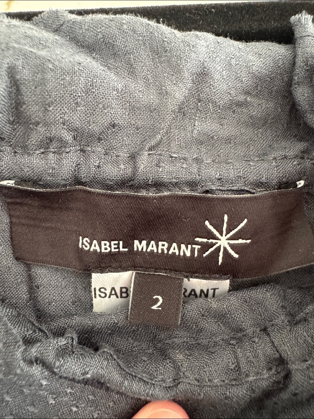 Isabel Marant Ruffle Tie-Shoulder Women’s Top - Picture 2 of 16
